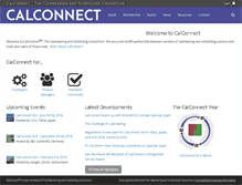 Tablet Screenshot of calconnect.org